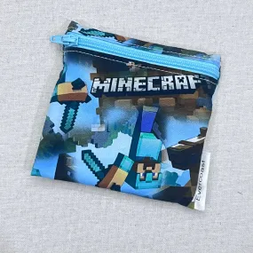 MC on Blue Reusable Mini Snack Bag