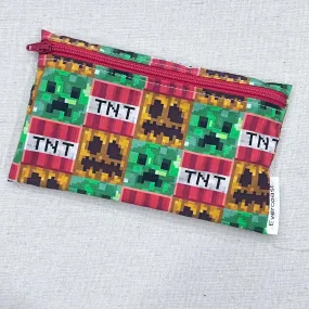 MC TNT Blocks Reusable Snack Bag
