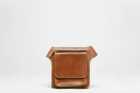 Mekane Leather Fanny Pack - Walnut