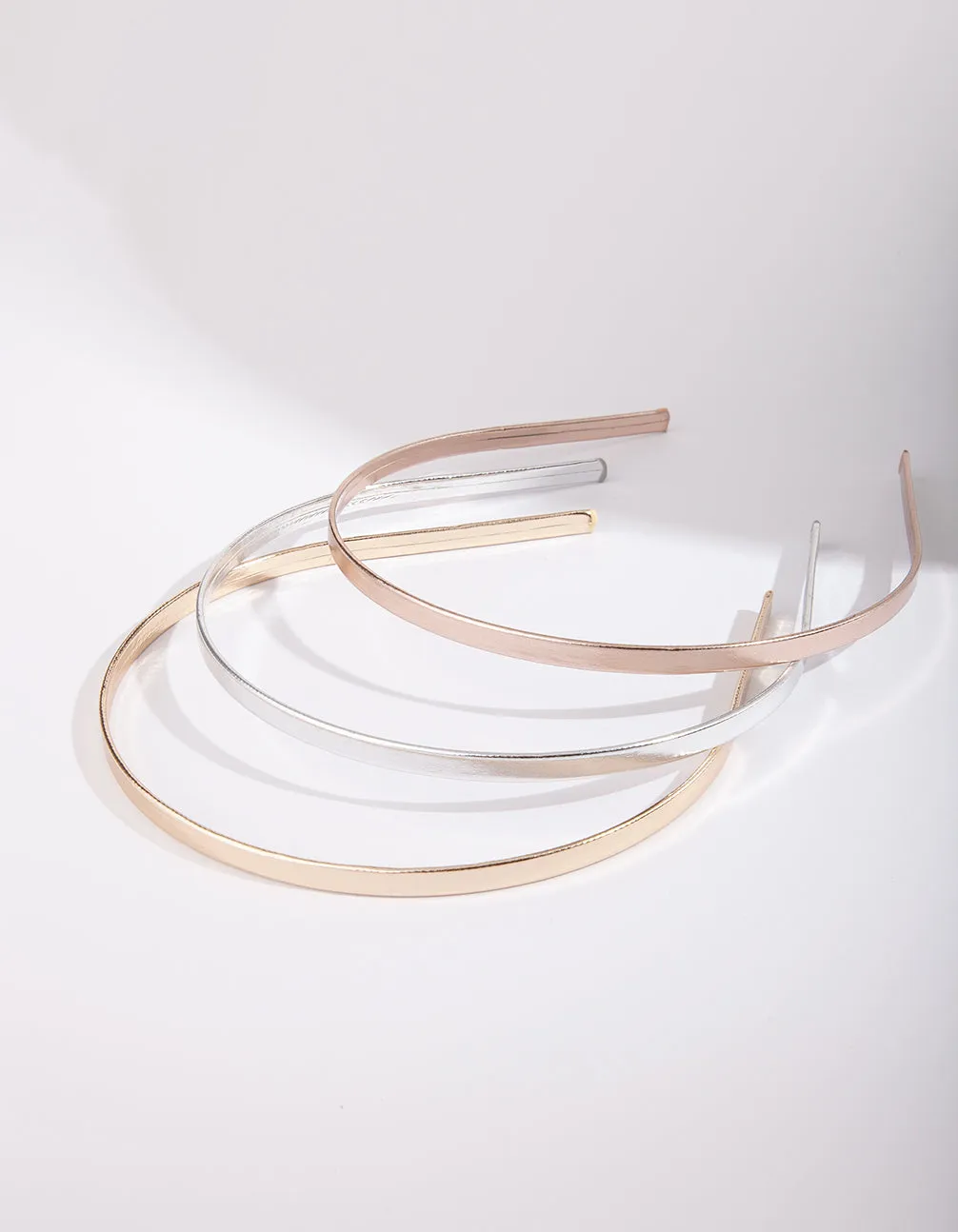 Mixed Metal Essential Headband Pack