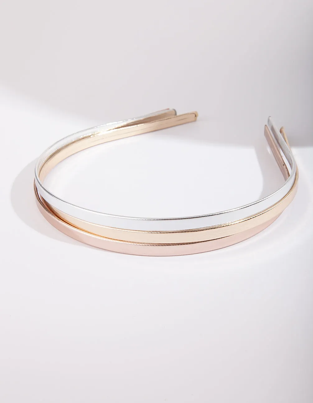 Mixed Metal Essential Headband Pack