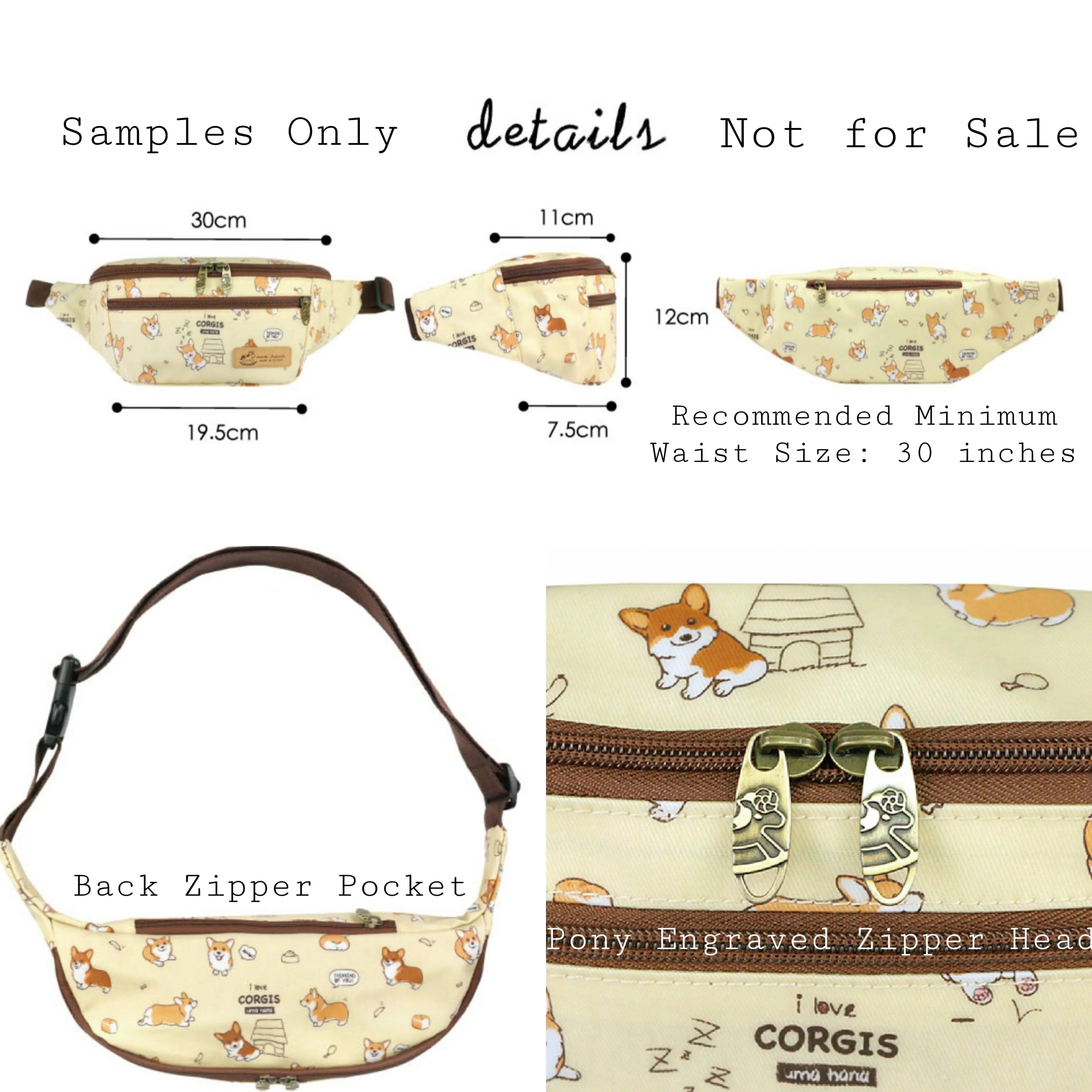Navy Blue Shiba Inu Fanny Pack