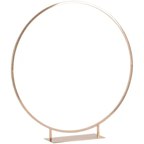 Pack of 2 pcs Metal Round Arch Hoop Tabletop Decor Centerpiece 32" Diameter - Gold