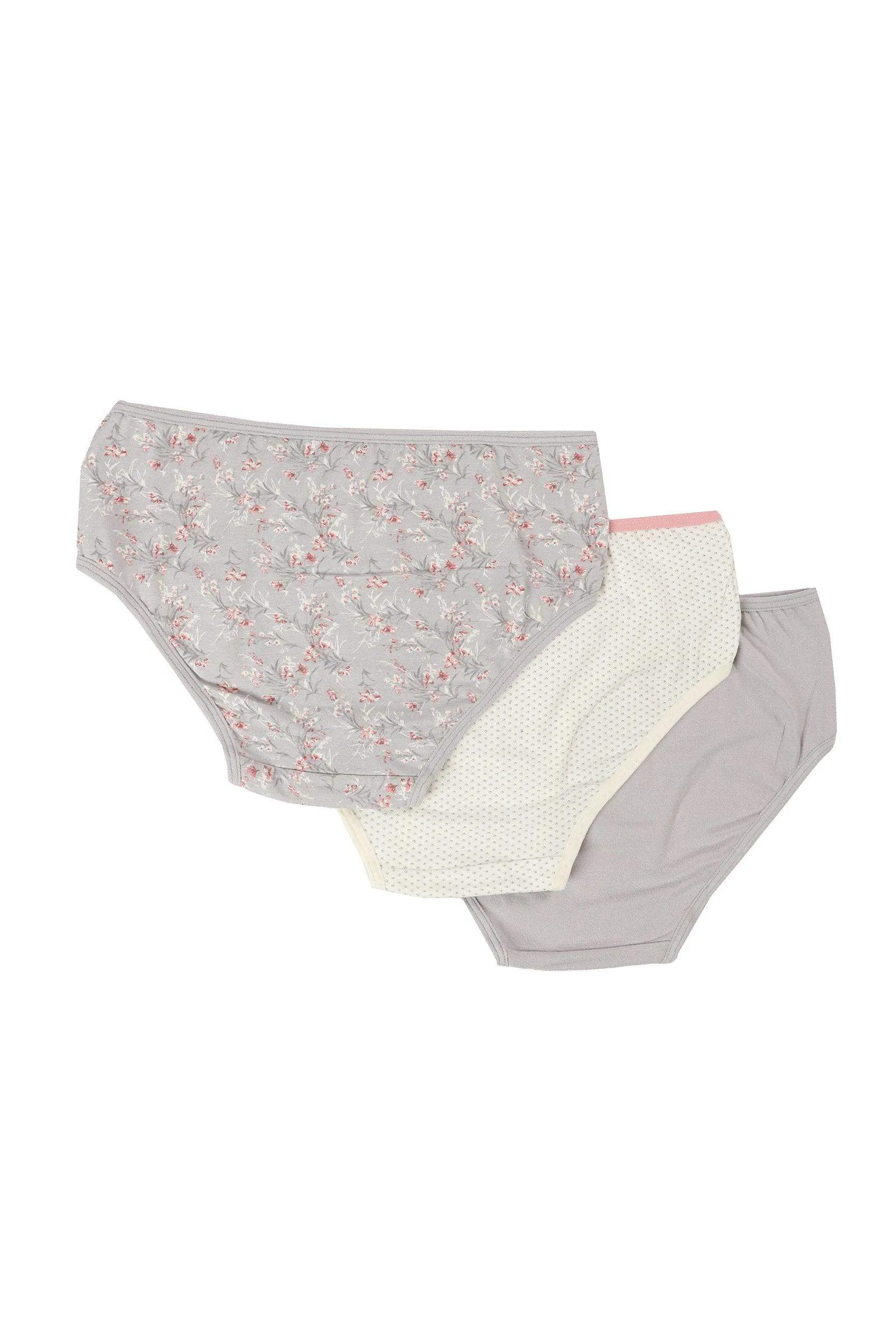 Pack of 3 Colored Brief Panties