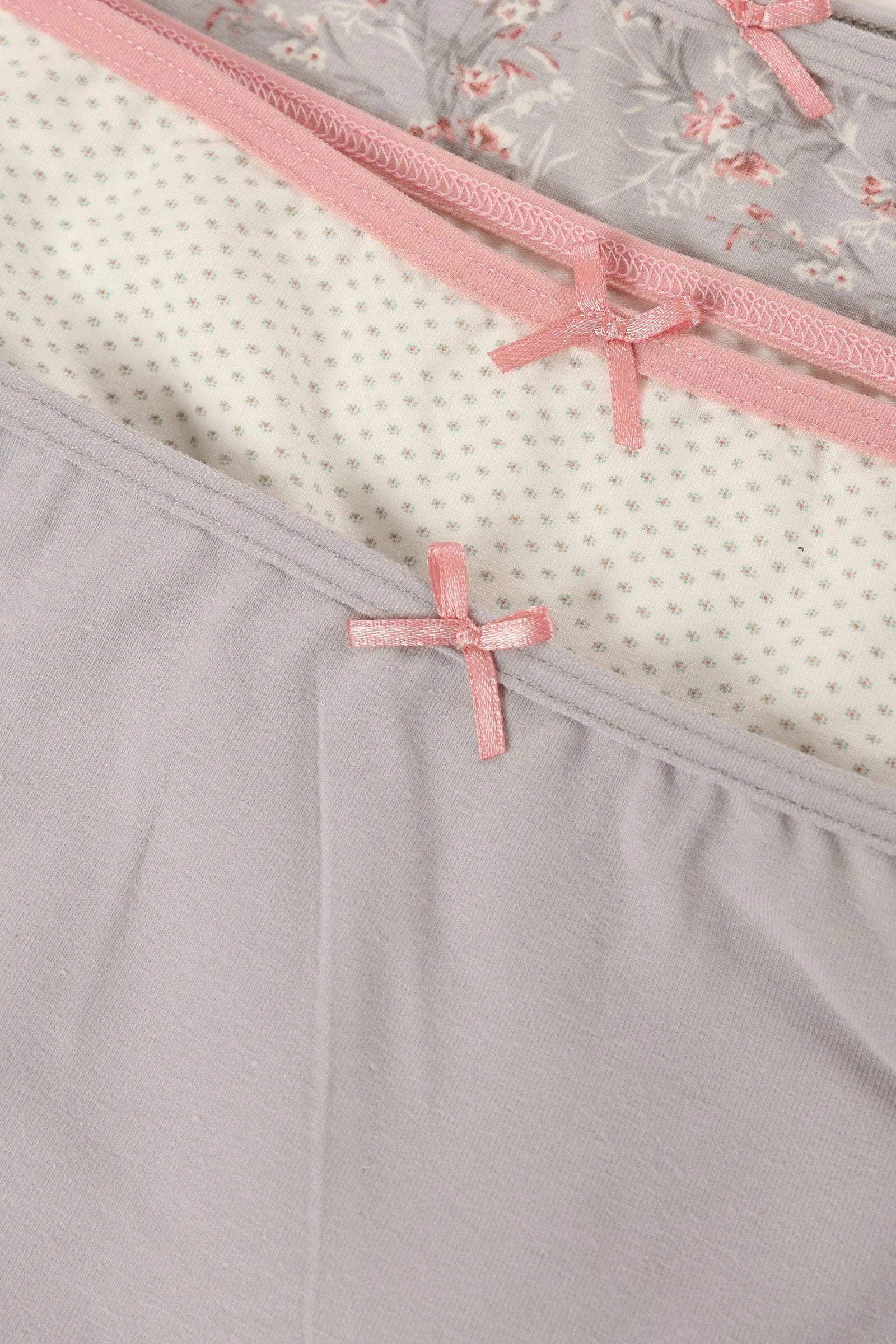 Pack of 3 Colored Brief Panties