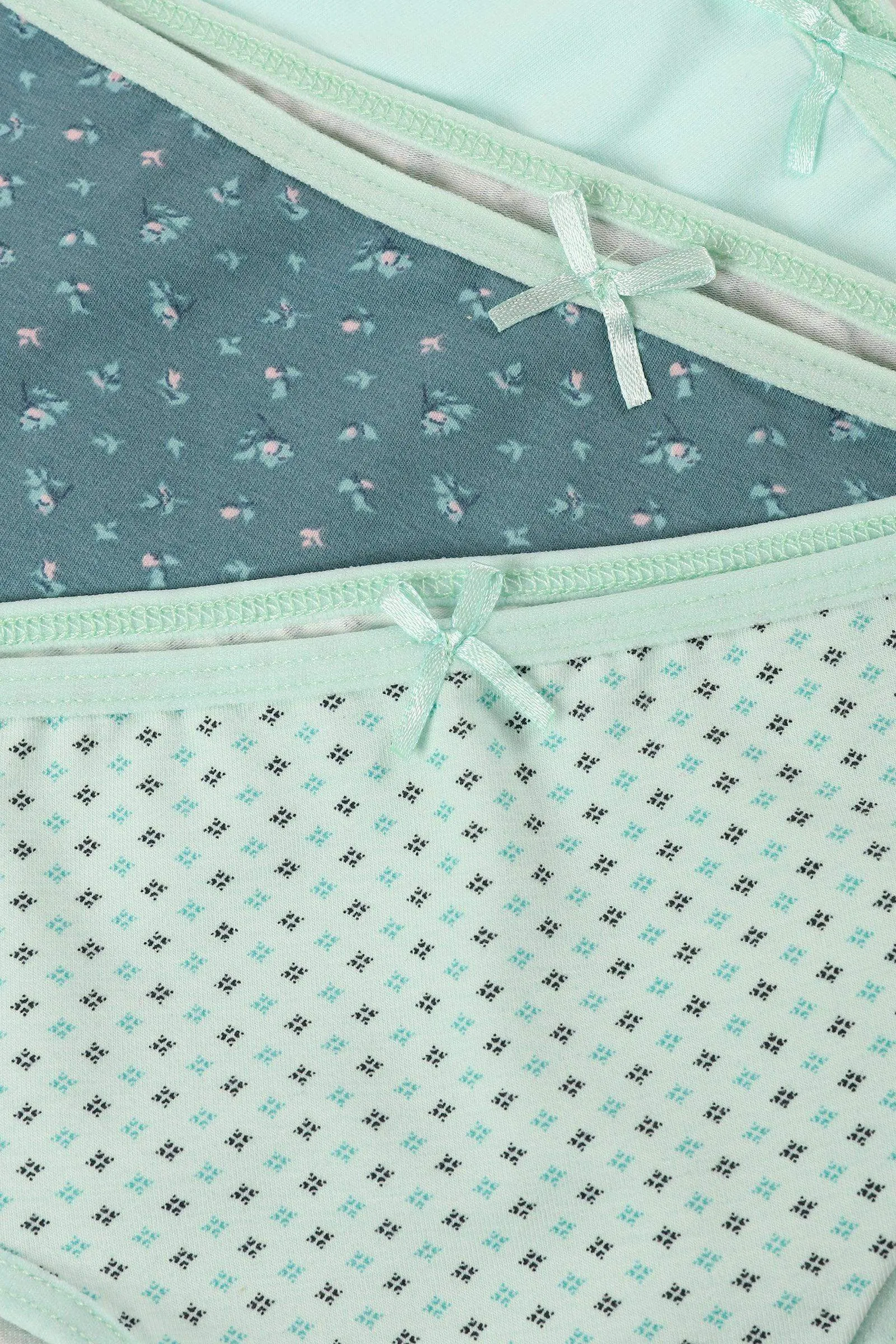 Pack of 3 Colored Brief Panties