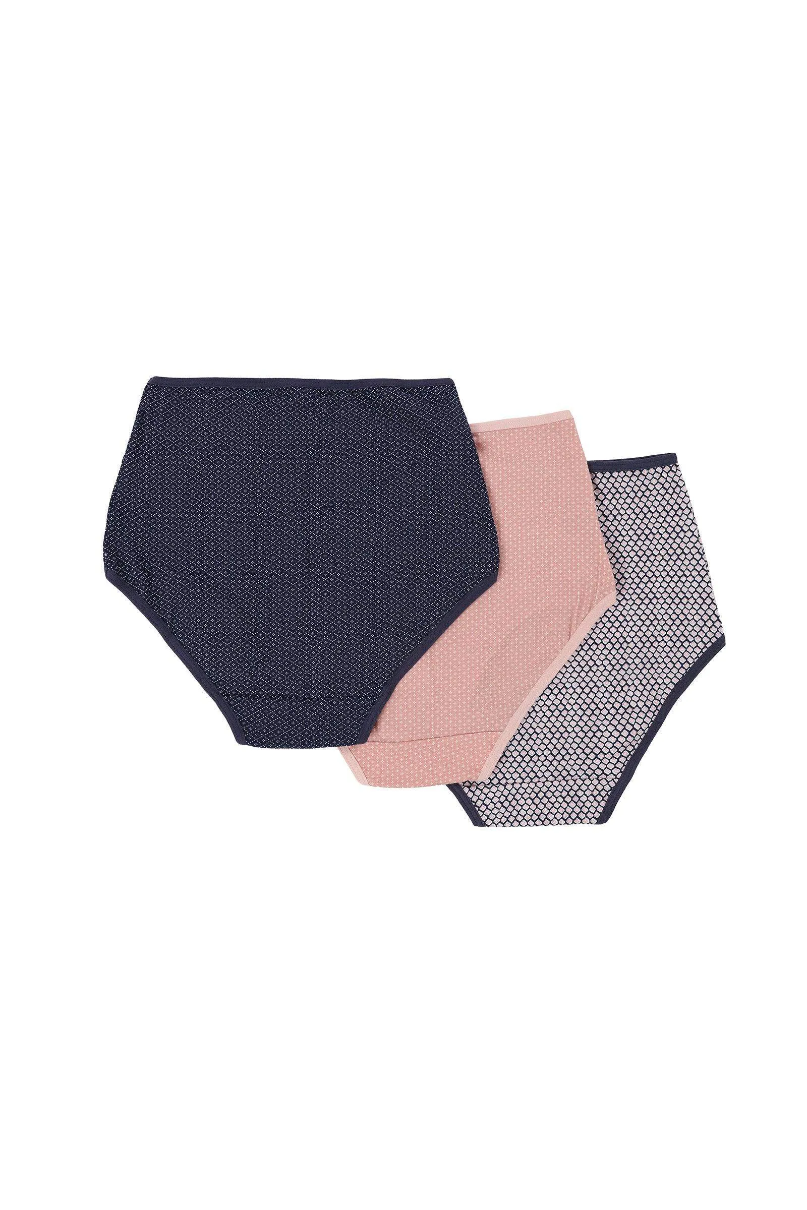 Pack of 3 Colored Full Brief