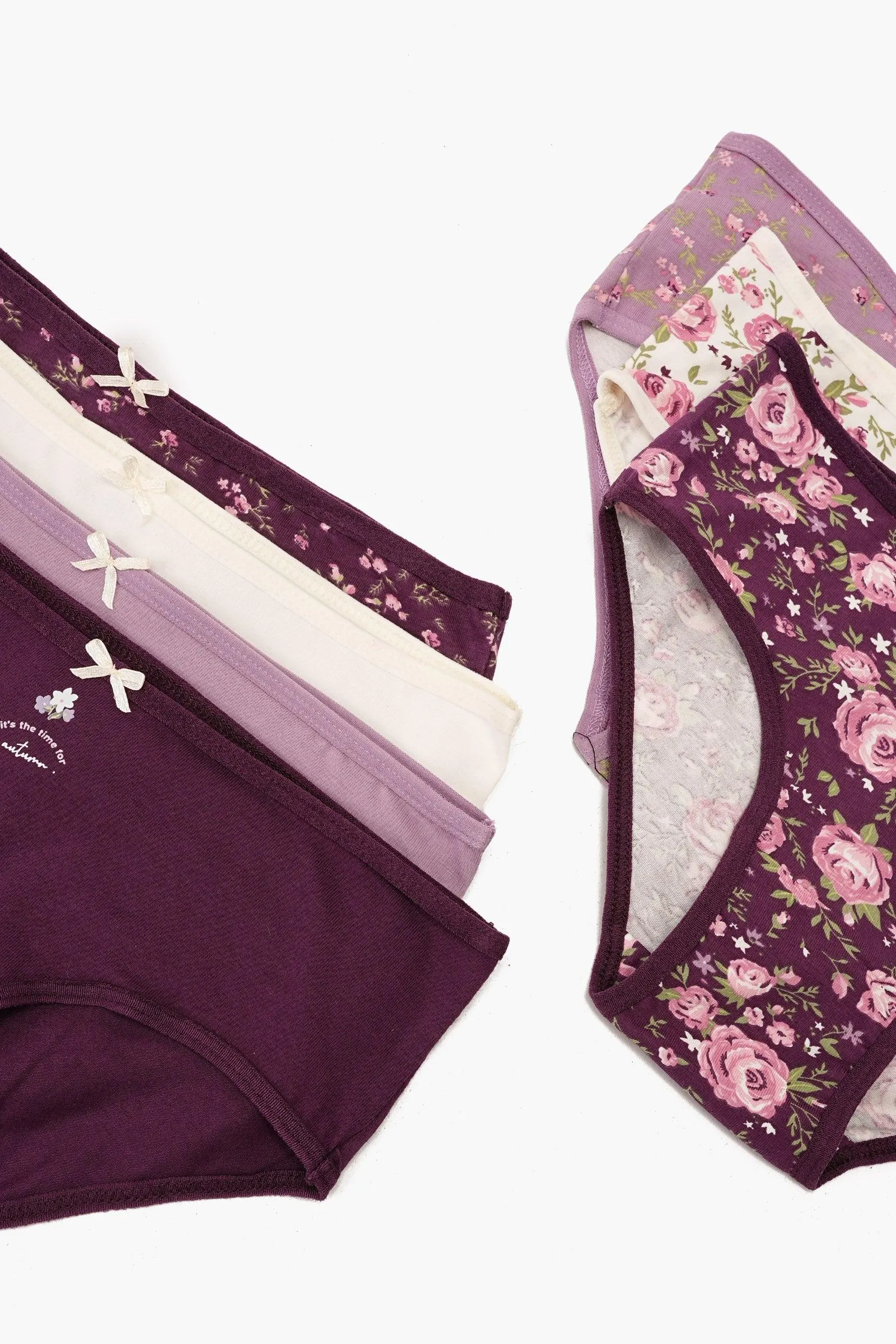 Pack of 7 Colored Brief Panties