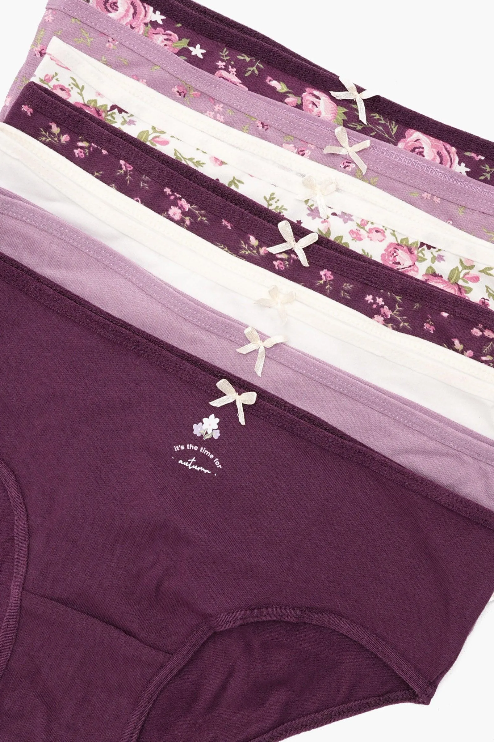 Pack of 7 Colored Brief Panties