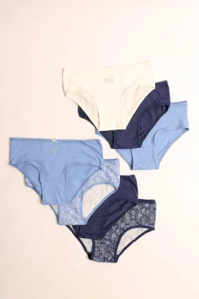 Pack of 7 Colored Brief Panties