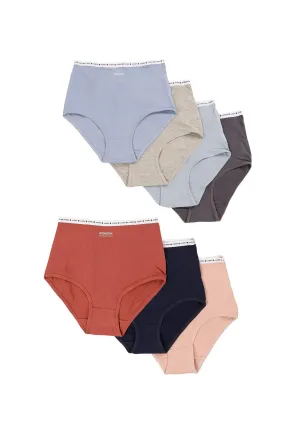 Pack of 7 Colored Full Brief
