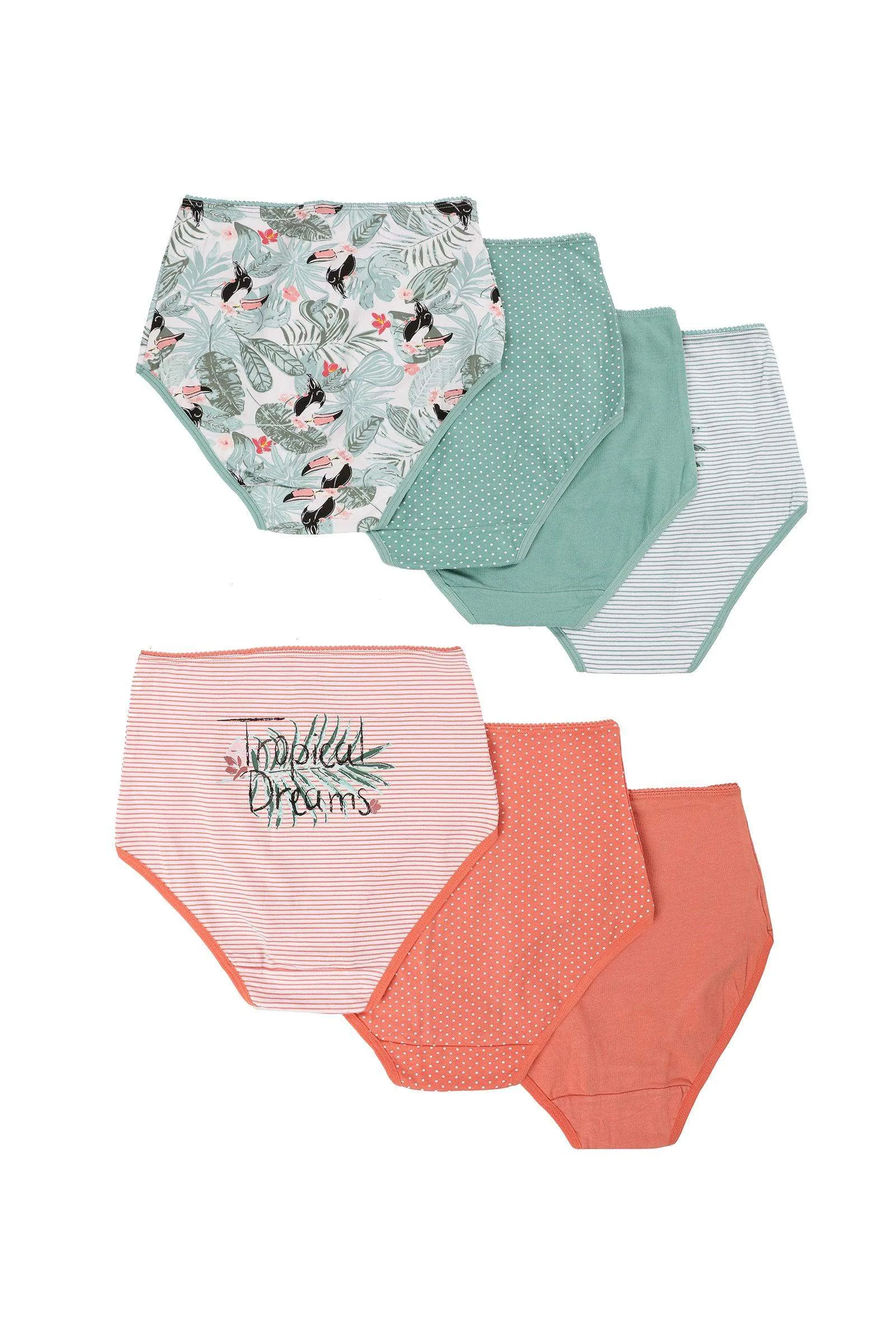 Pack of 7 Colored Full Brief