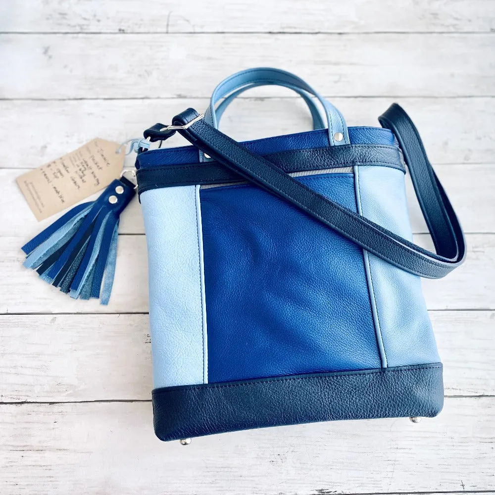 Packet in Color Block Cobalt, Blue Fog, Sky Blue