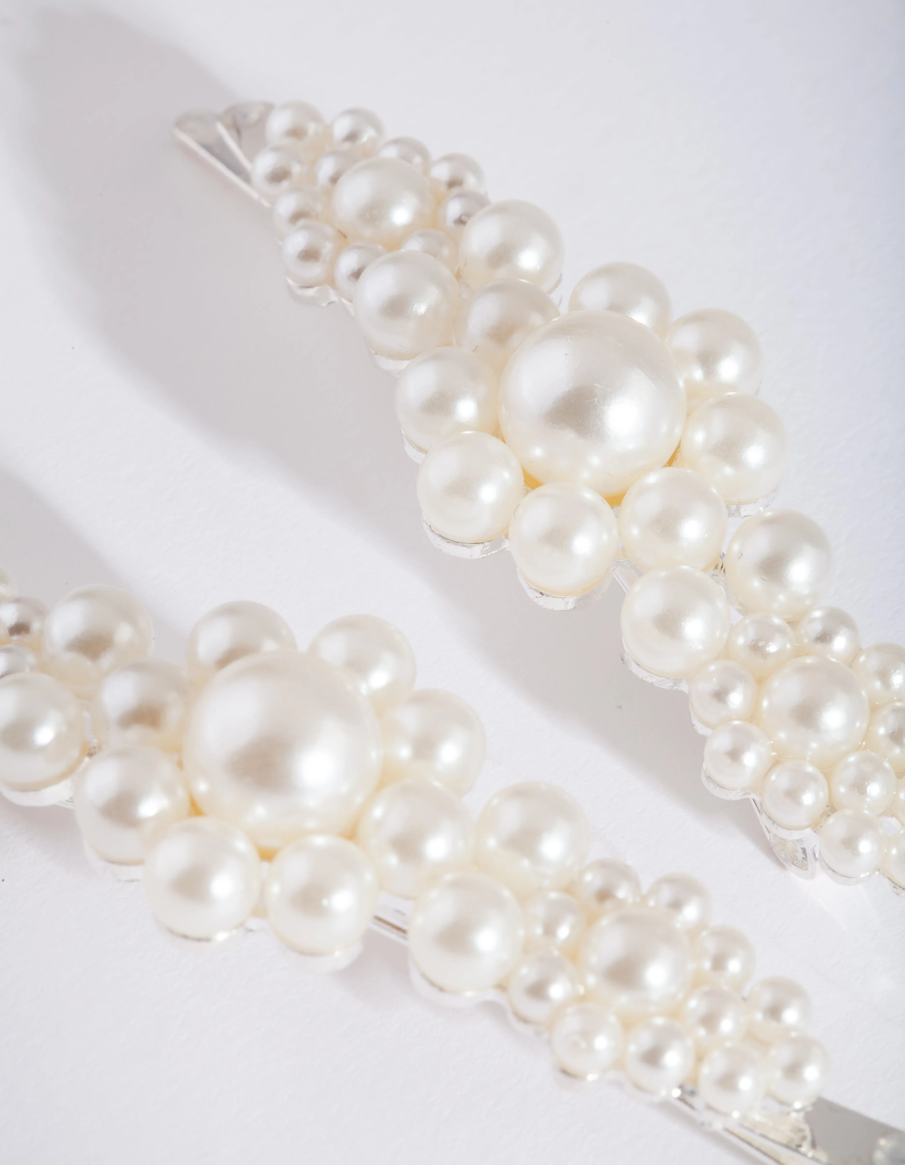 Pearl Cluster Hair Clip Pack