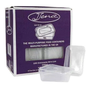 Plastic takeaway containers
