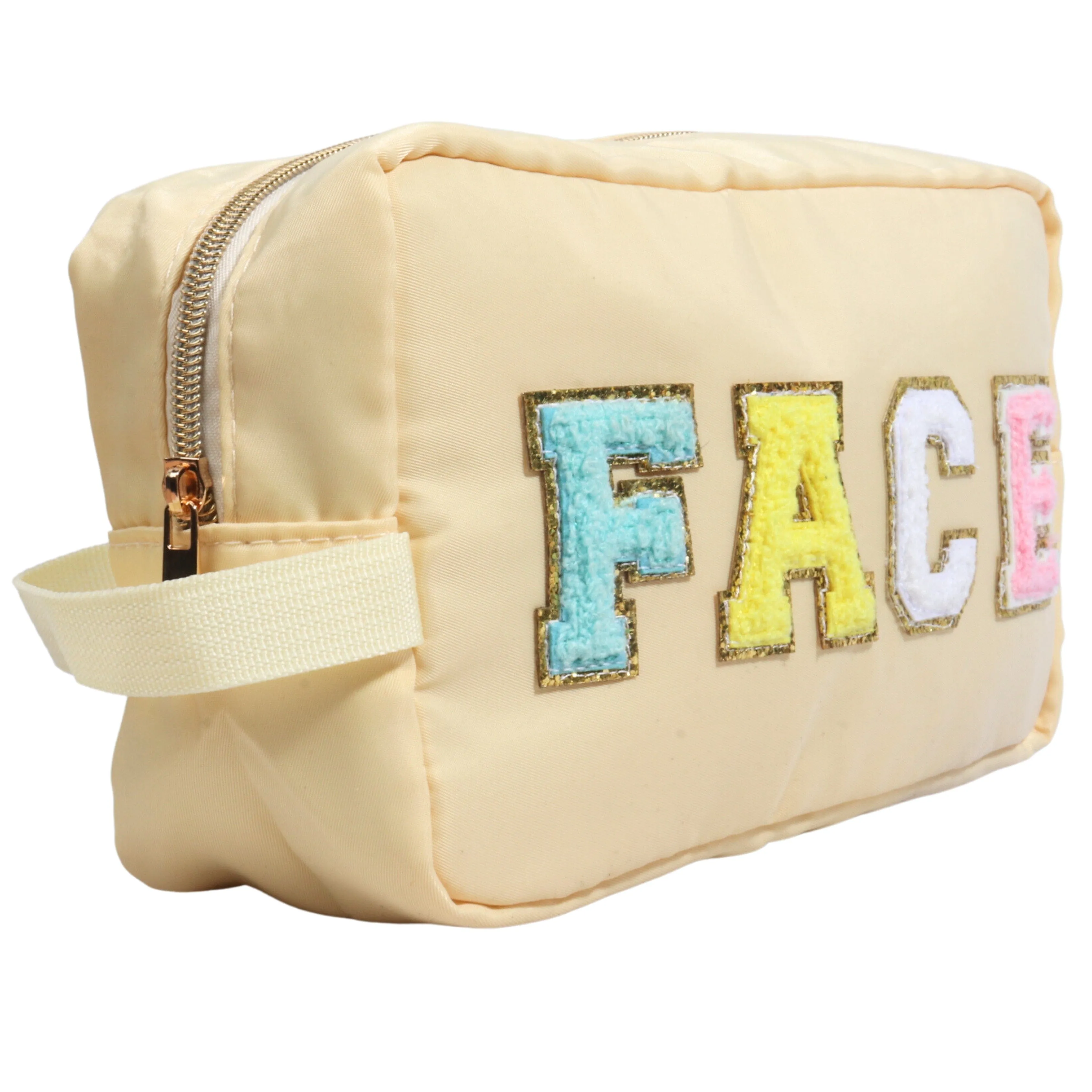 Preppy Makeup Bag With Strap
