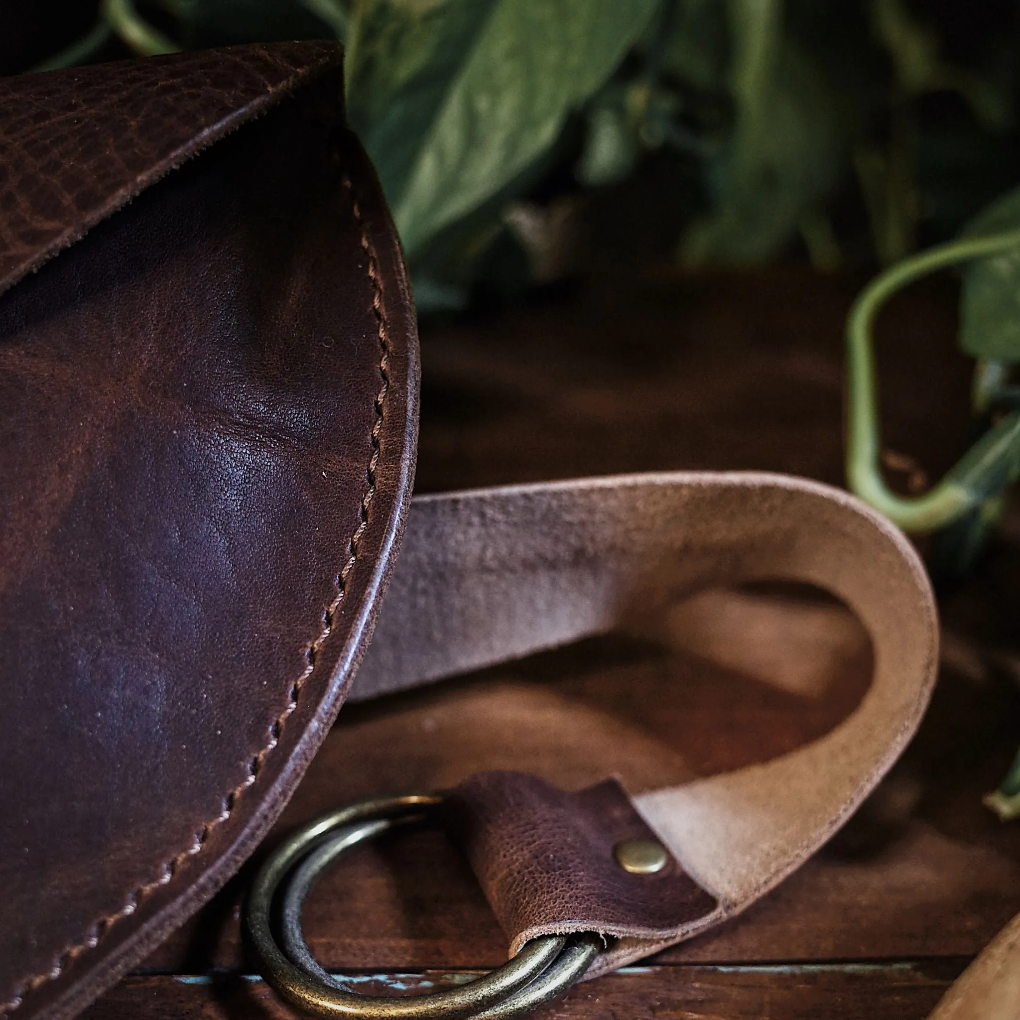 Rosemont Leather Fanny Pack – Dark Brown Edition