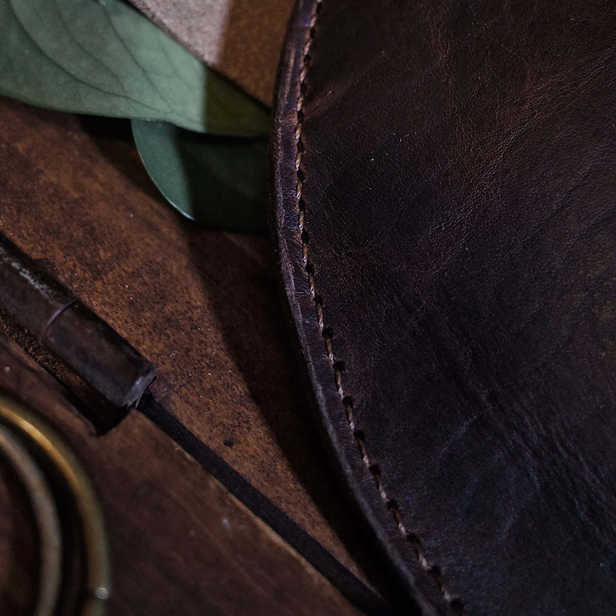 Rosemont Leather Fanny Pack – Dark Brown Edition