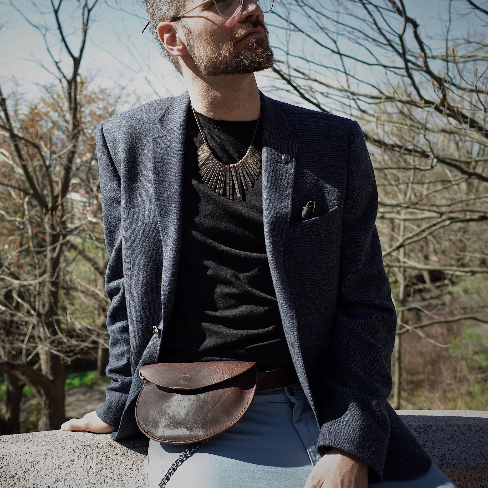 Rosemont Leather Fanny Pack – Dark Brown Edition