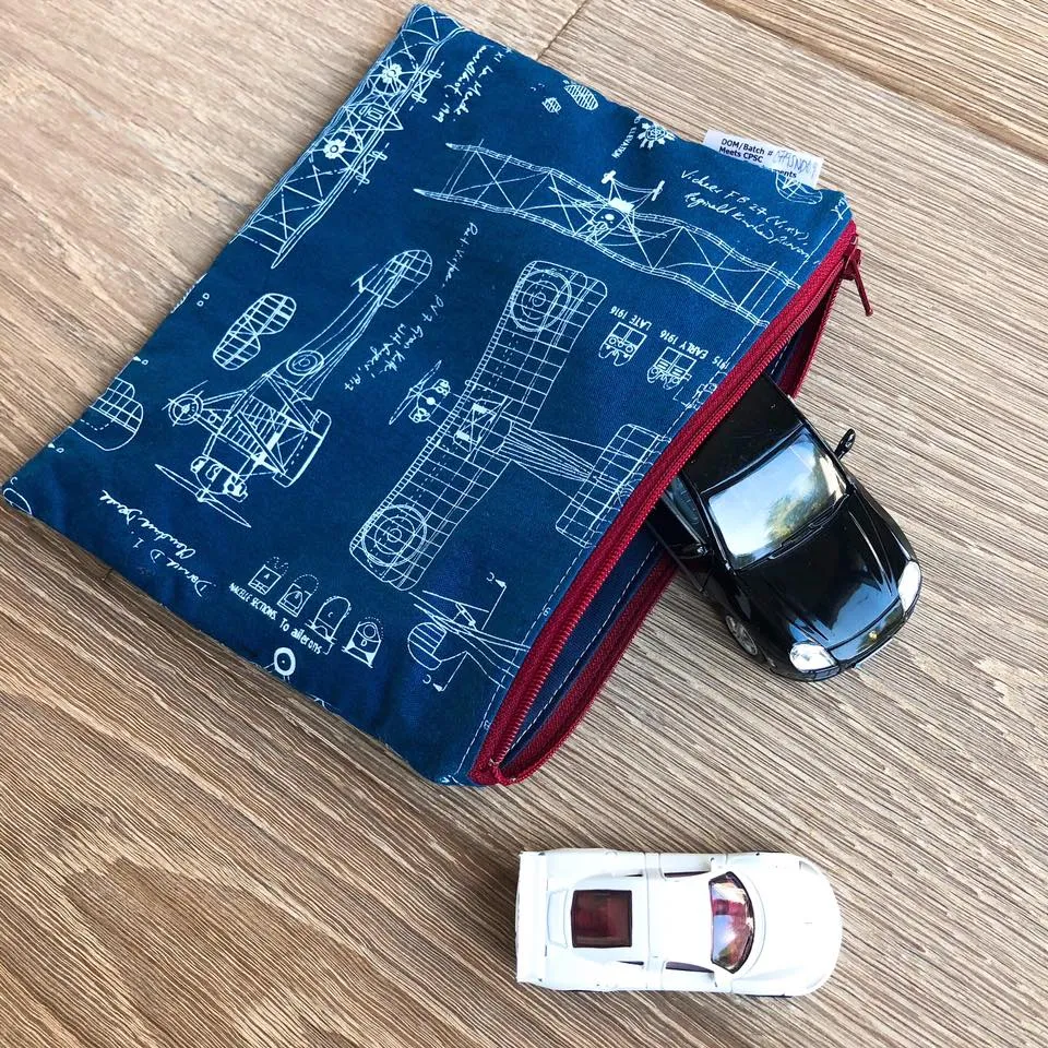 Sandwich Sized Reusable Zippered Bag Popsicles