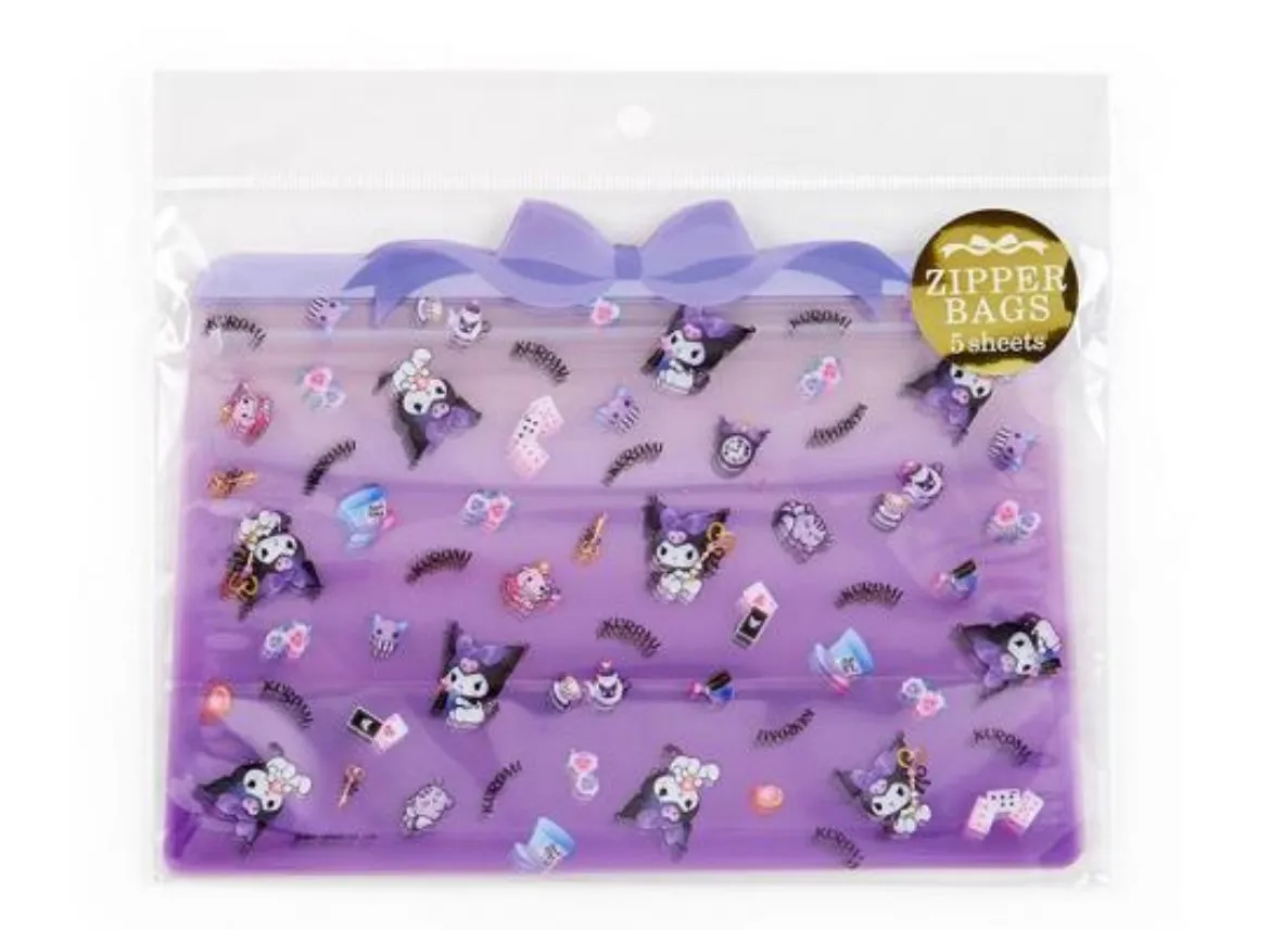Sanrio Reusable Zipper Bags Set (5 pcs)