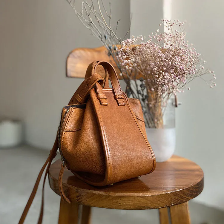 Small Women's Genuine Leather Crossbody Purse Genuine Leather Handbags For Women