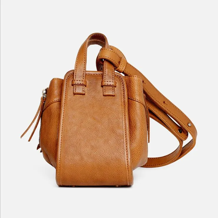 Small Women's Genuine Leather Crossbody Purse Genuine Leather Handbags For Women
