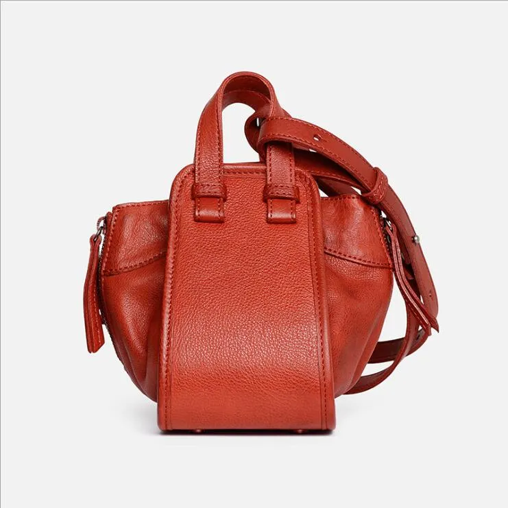 Small Women's Genuine Leather Crossbody Purse Genuine Leather Handbags For Women