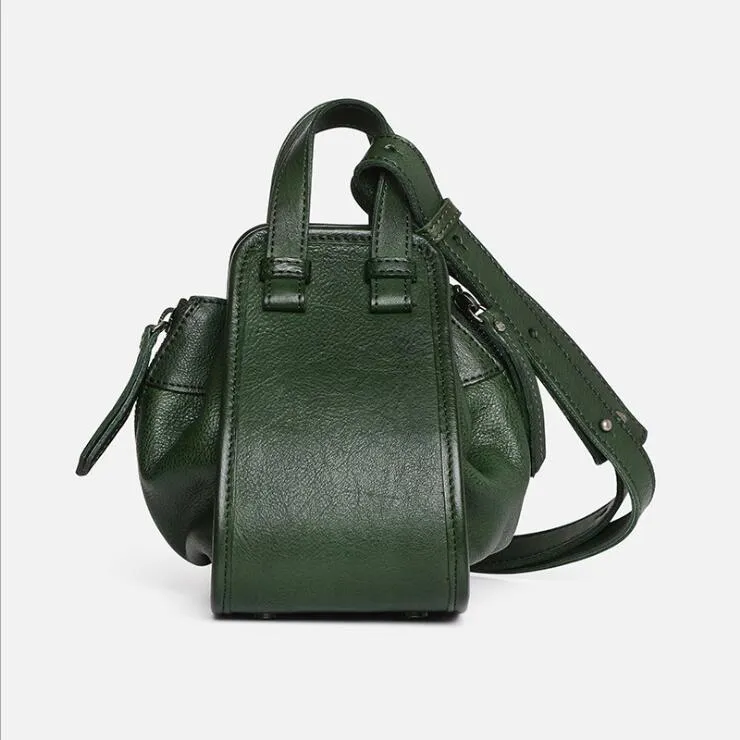 Small Women's Genuine Leather Crossbody Purse Genuine Leather Handbags For Women