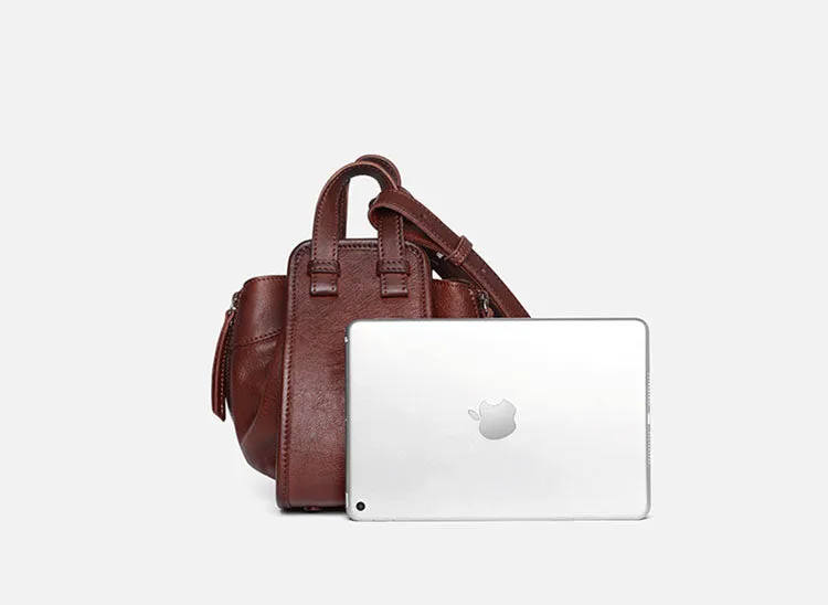 Small Women's Genuine Leather Crossbody Purse Genuine Leather Handbags For Women