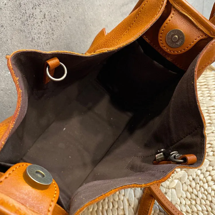 Small Women's Genuine Leather Crossbody Purse Genuine Leather Handbags For Women