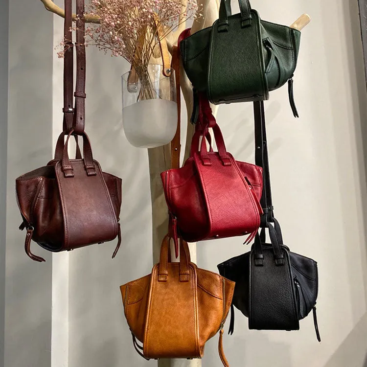 Small Women's Genuine Leather Crossbody Purse Genuine Leather Handbags For Women