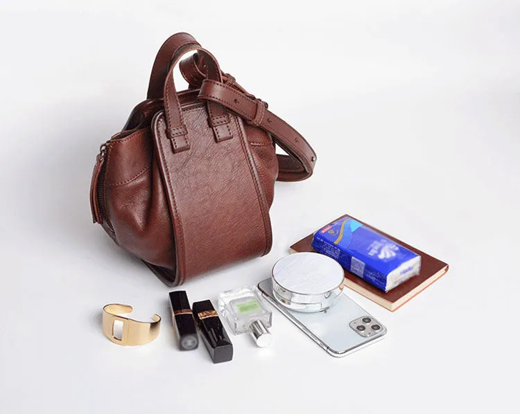 Small Women's Genuine Leather Crossbody Purse Genuine Leather Handbags For Women