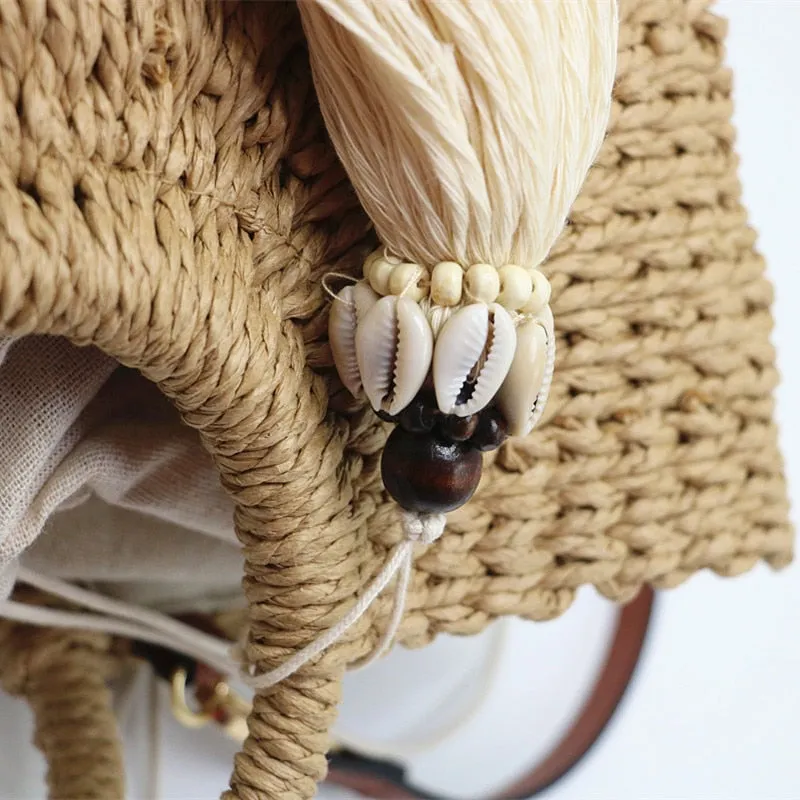 Straw Hand-woven Bohemian Hand Bag