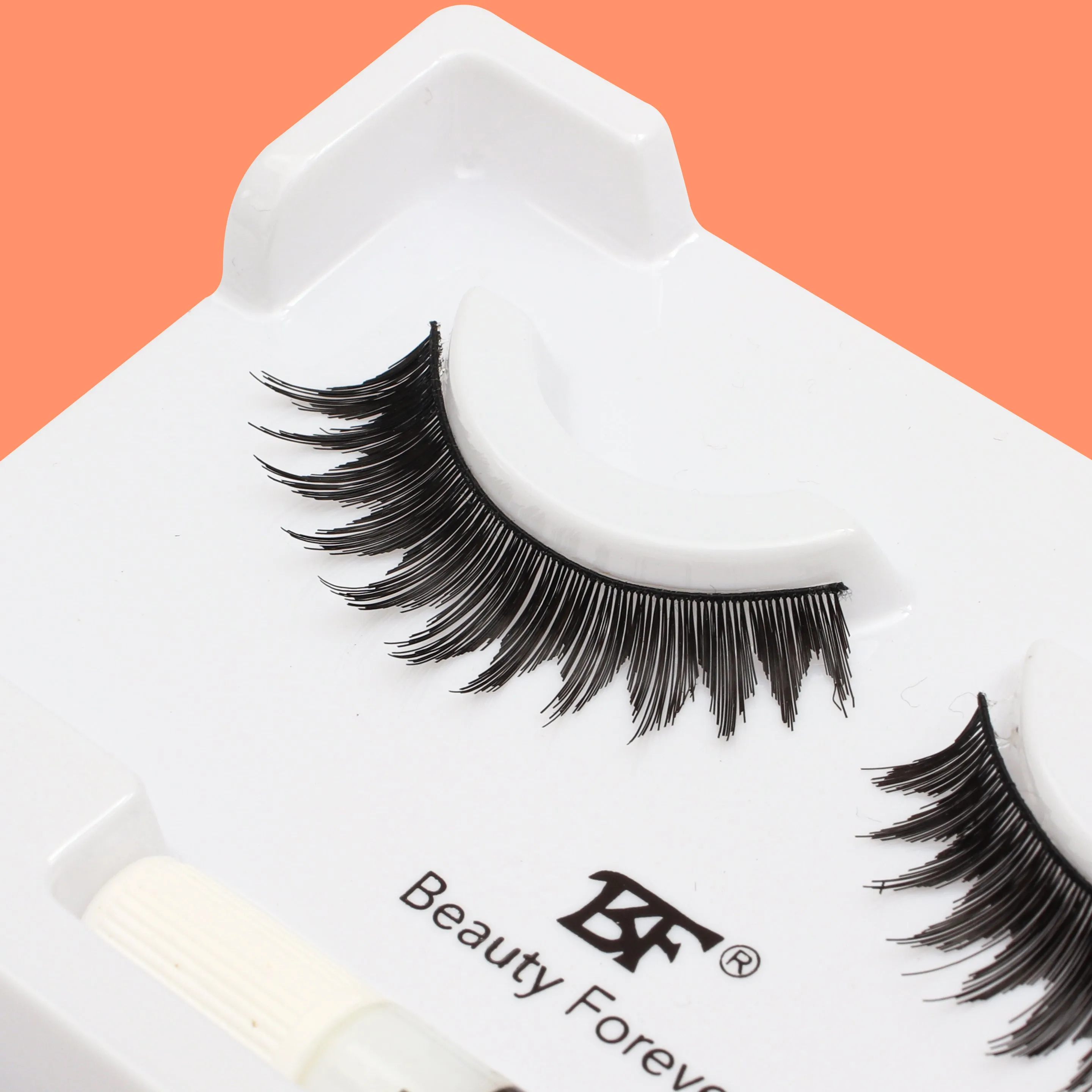 Super-Natural Eyelashes-Bustling Edgware No. 908 (Glamorous Dense & Wispy Volume)
