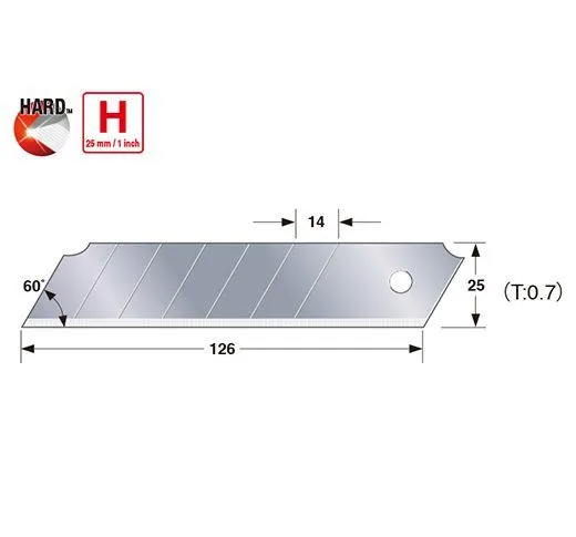 Tajima | [H]  Rock Hard Blade™, 7-point, 10-blade hard pack