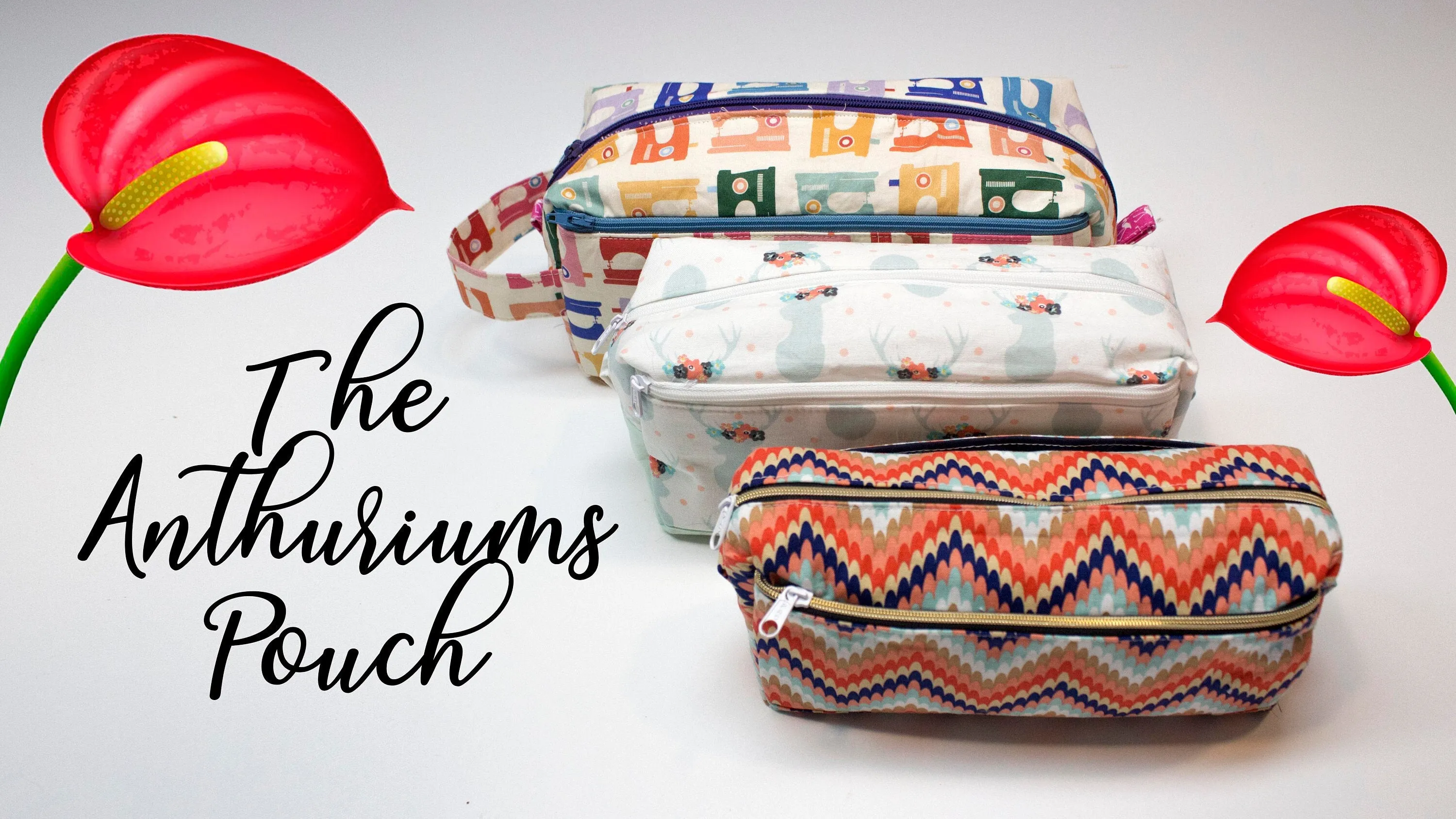 The Anthurium Pouch by Charmed By Ashley
