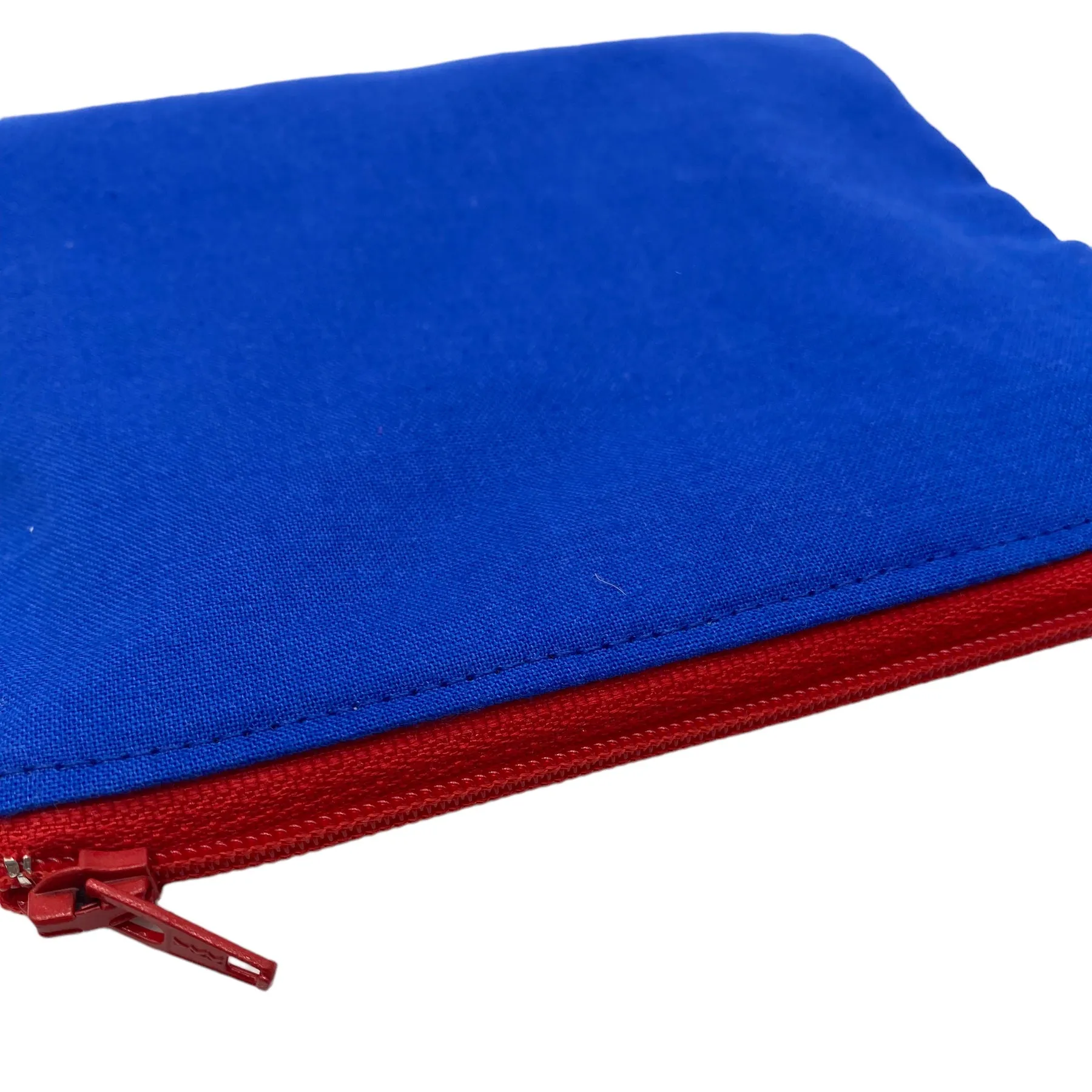 Toddler Sized Reusable Zippered Bag Solid Royal Blue
