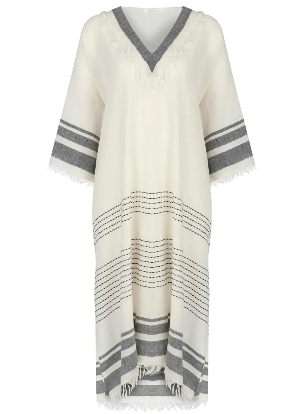 Tulum Tunic- Black Stripes