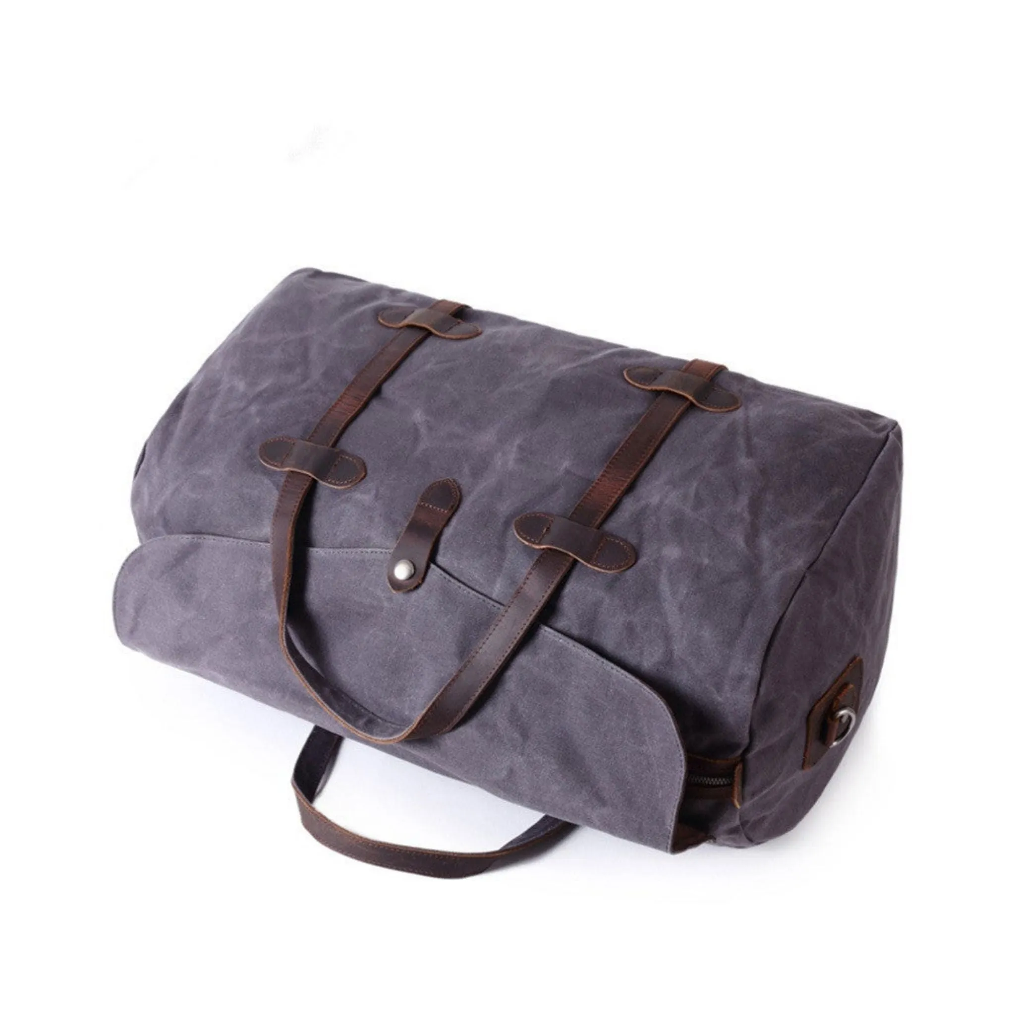 Waxed Canvas Duffle Travel Bag