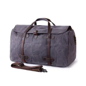 Waxed Canvas Duffle Travel Bag