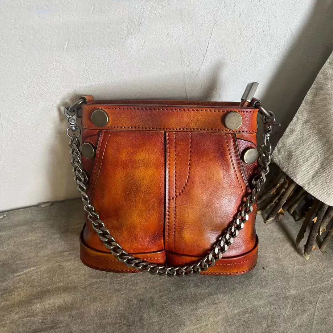 Womens Mini Side Bag Genuine Leather Crossbody Bags