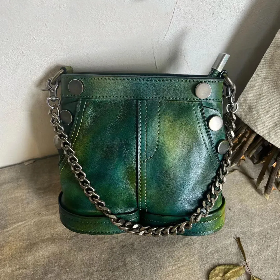 Womens Mini Side Bag Genuine Leather Crossbody Bags
