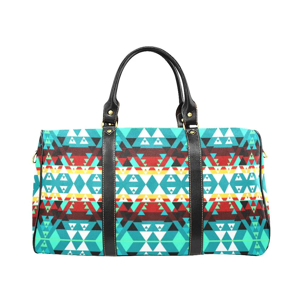 Writing on Stone Wheel Waterproof Travel Bag