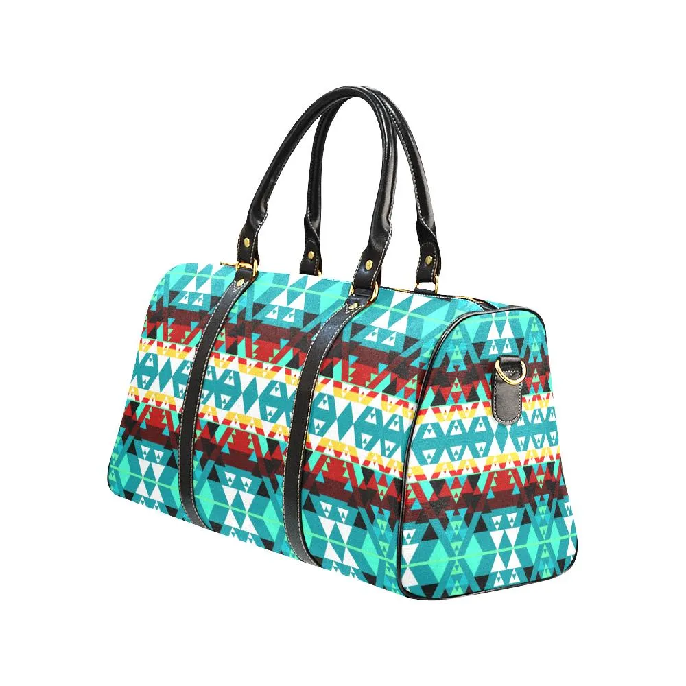Writing on Stone Wheel Waterproof Travel Bag
