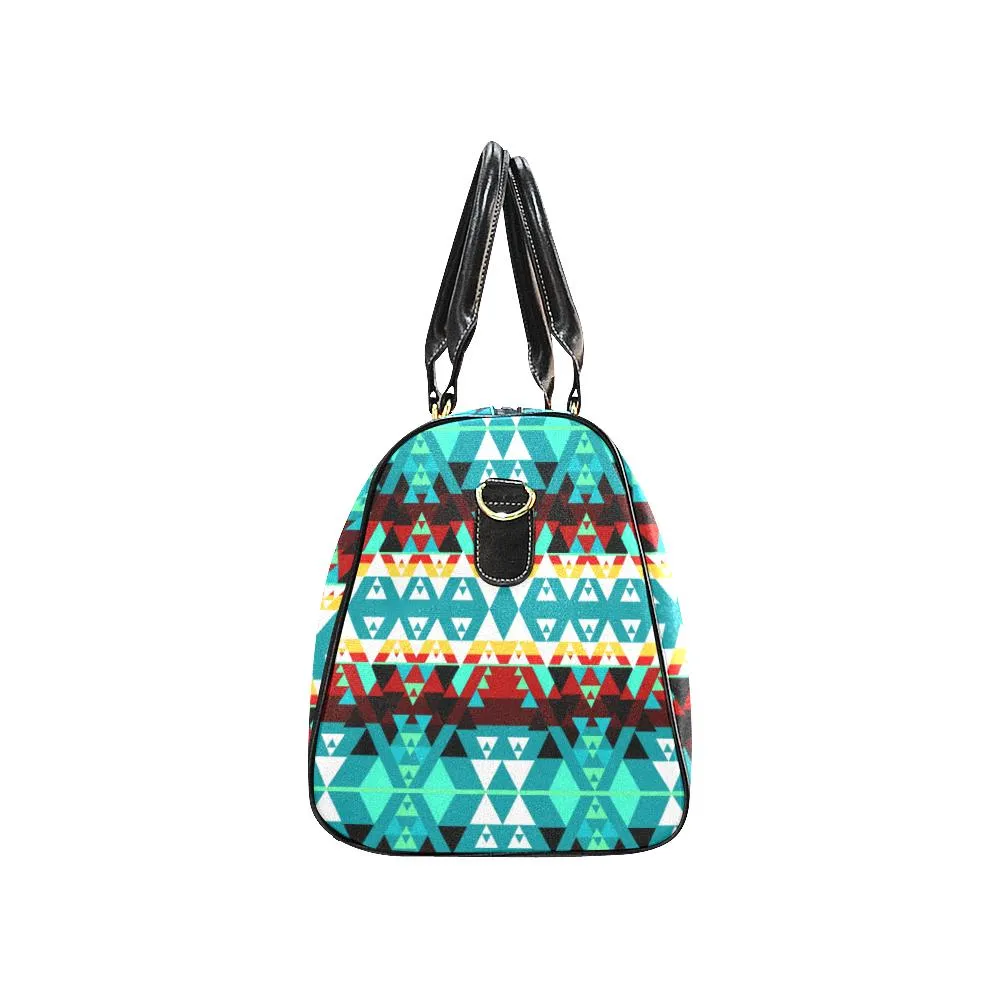 Writing on Stone Wheel Waterproof Travel Bag