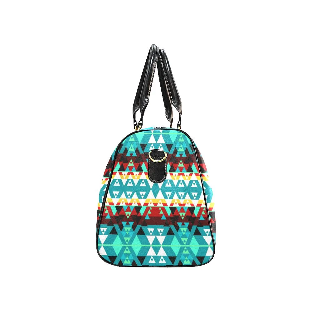 Writing on Stone Wheel Waterproof Travel Bag
