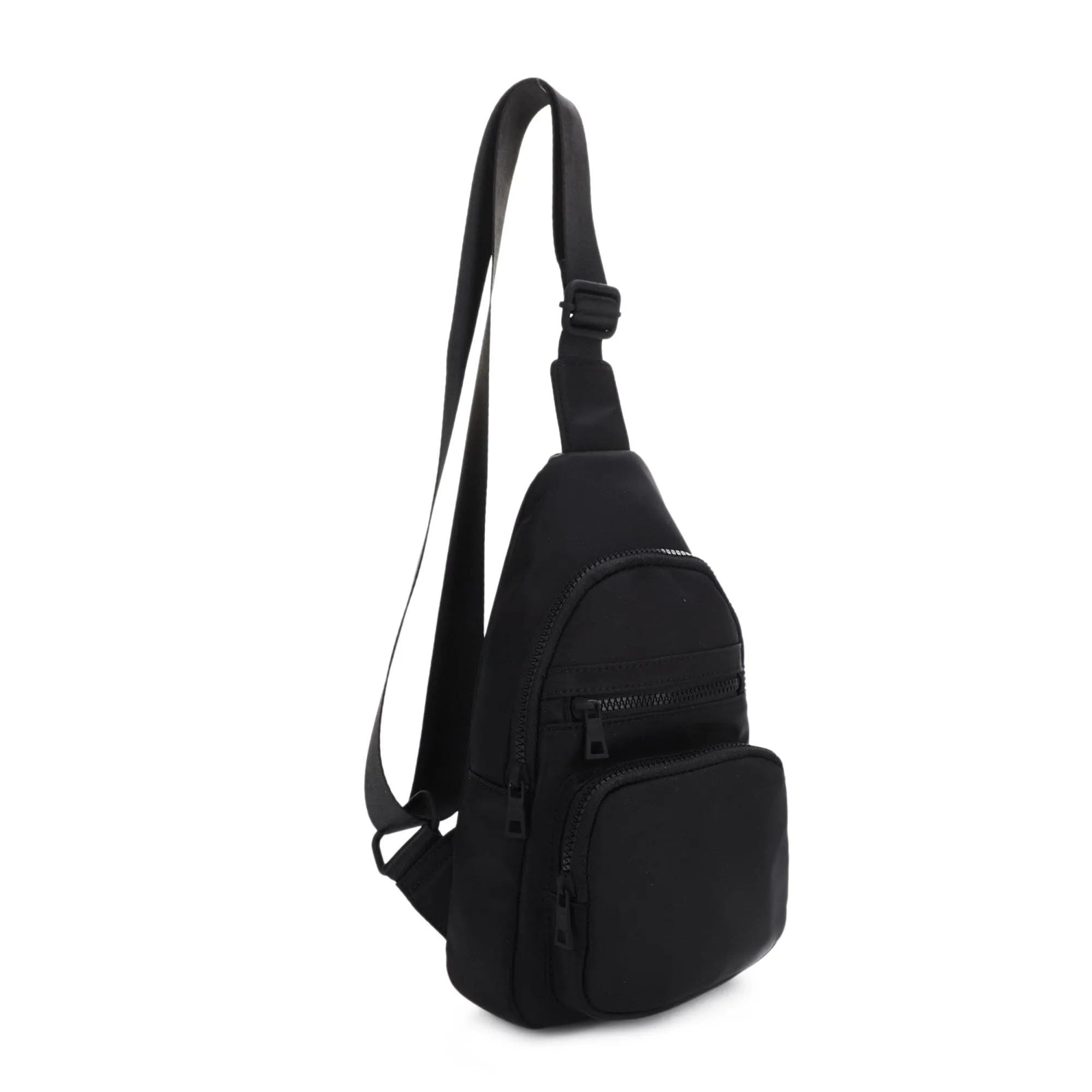 YL20534 Kristen Nylon Multi Pocket Sling Bag