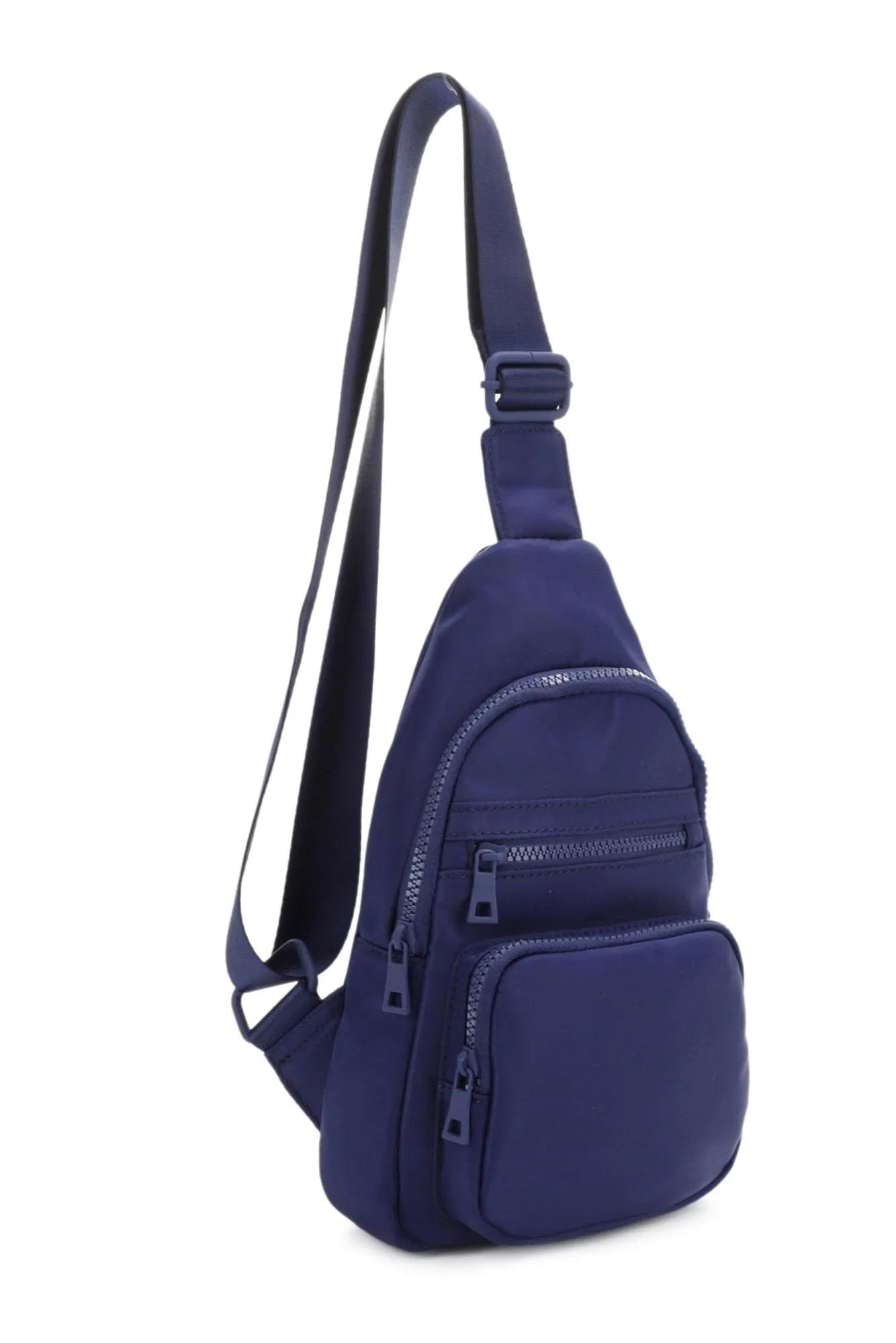 YL20534 Kristen Nylon Multi Pocket Sling Bag