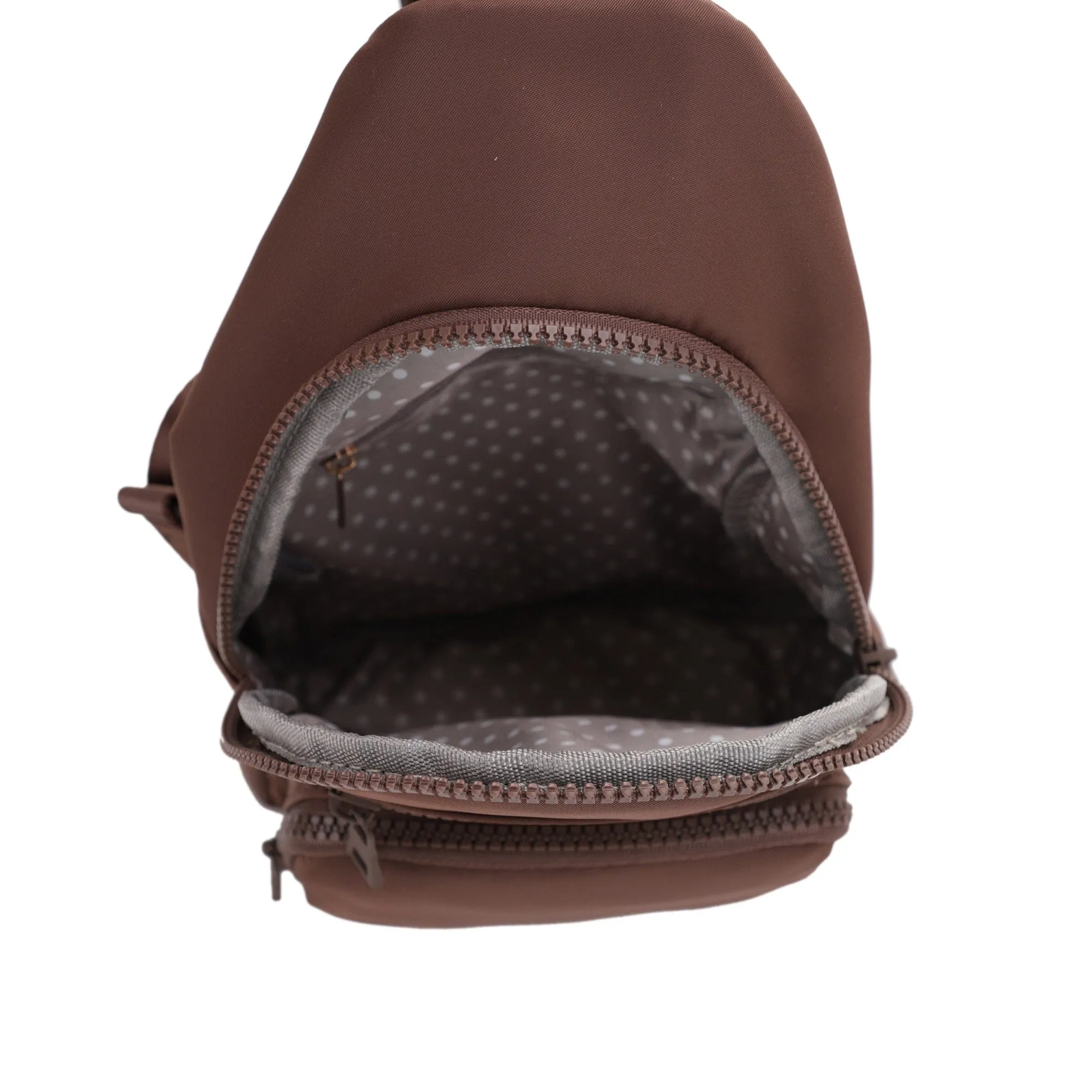 YL20534 Kristen Nylon Multi Pocket Sling Bag
